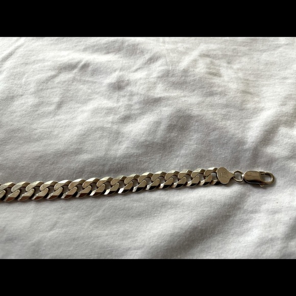 Miabella 925 Sterling Silver Men’s Bracelet - Picture 4 of 7